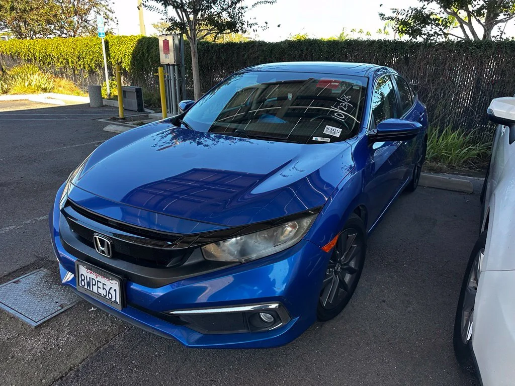 Used 2021 Blue Honda EX image 3