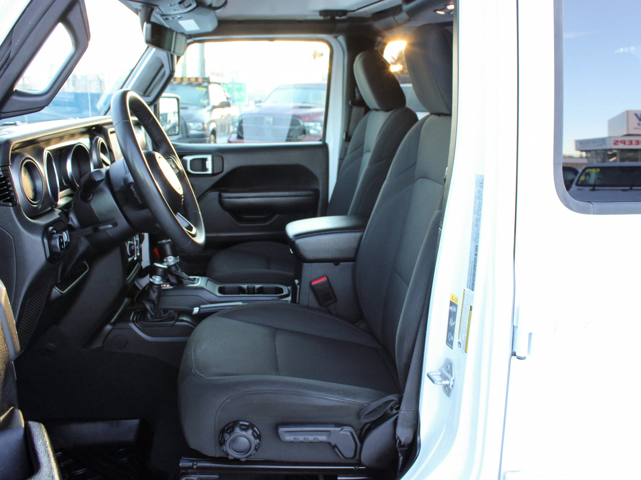 Certified Used 2023 White Jeep Sport S * V6 | Apple CarPlay | Backup Camera | Alpine | Remote Start | Tonneau Cover image 3