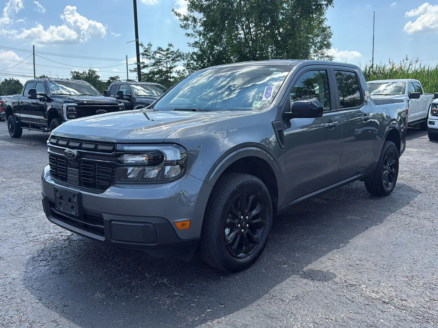 Used 2024 Carbonized Gray Metallic Ford LARIAT image 17