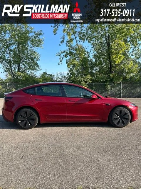 Used 2025 Tesla Model 3 Long Range with VIN 5YJ3E1EA5SF942331 for sale in New Whiteland, IN