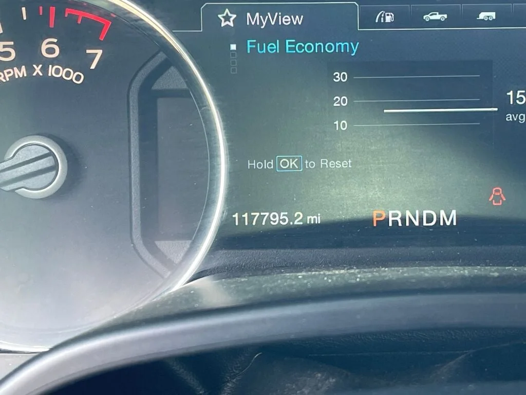 Used 2018 Shadow Black Ford LARIAT image 3