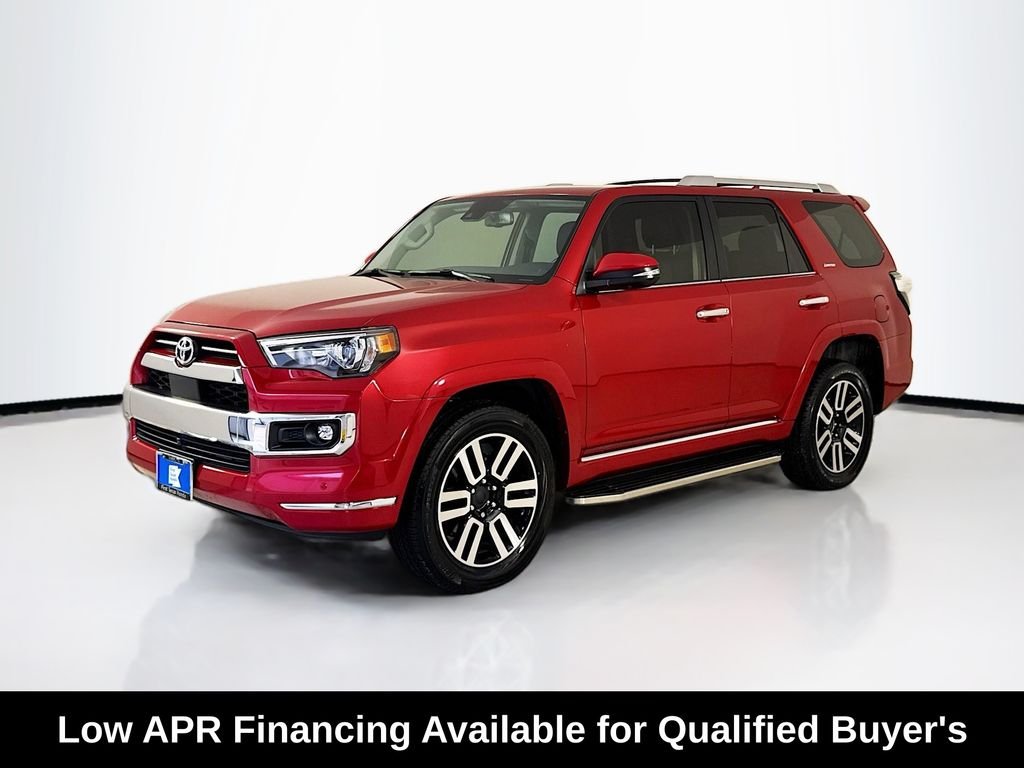 Used 2022 Barcelona Red Metallic Toyota Limited image 3