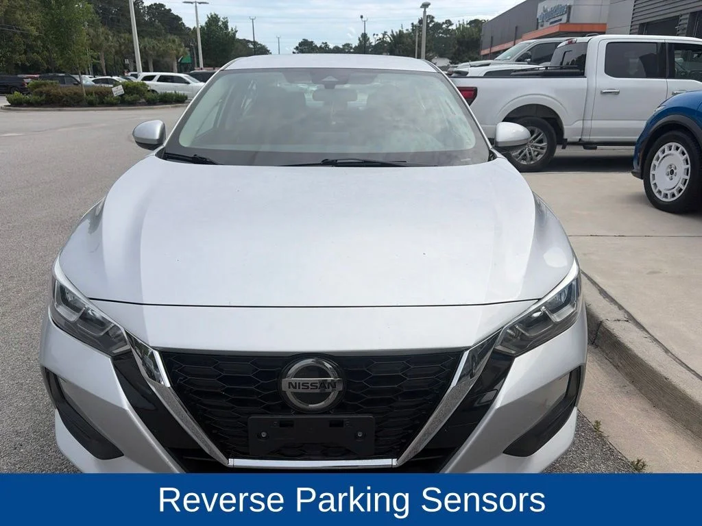 Used 2021 Brilliant Silver Metallic Nissan SV image 3