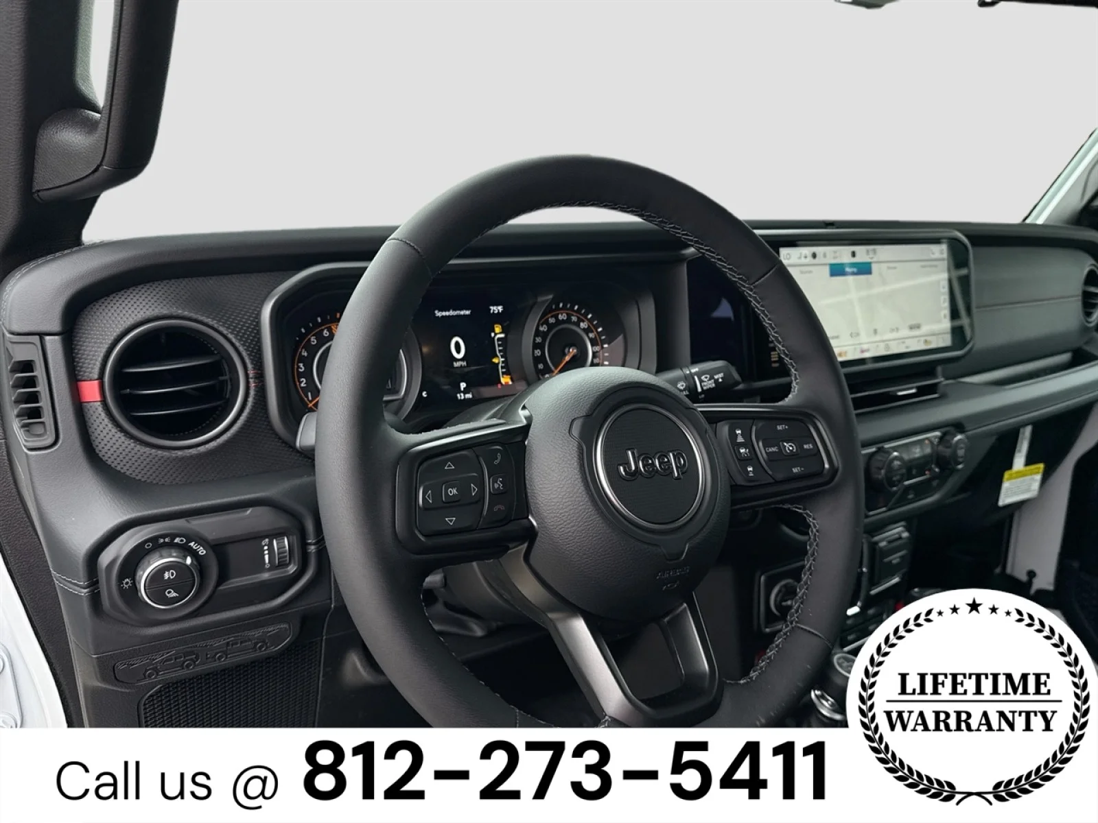 New 2025 Bright White Clearcoat Jeep Rubicon image 9