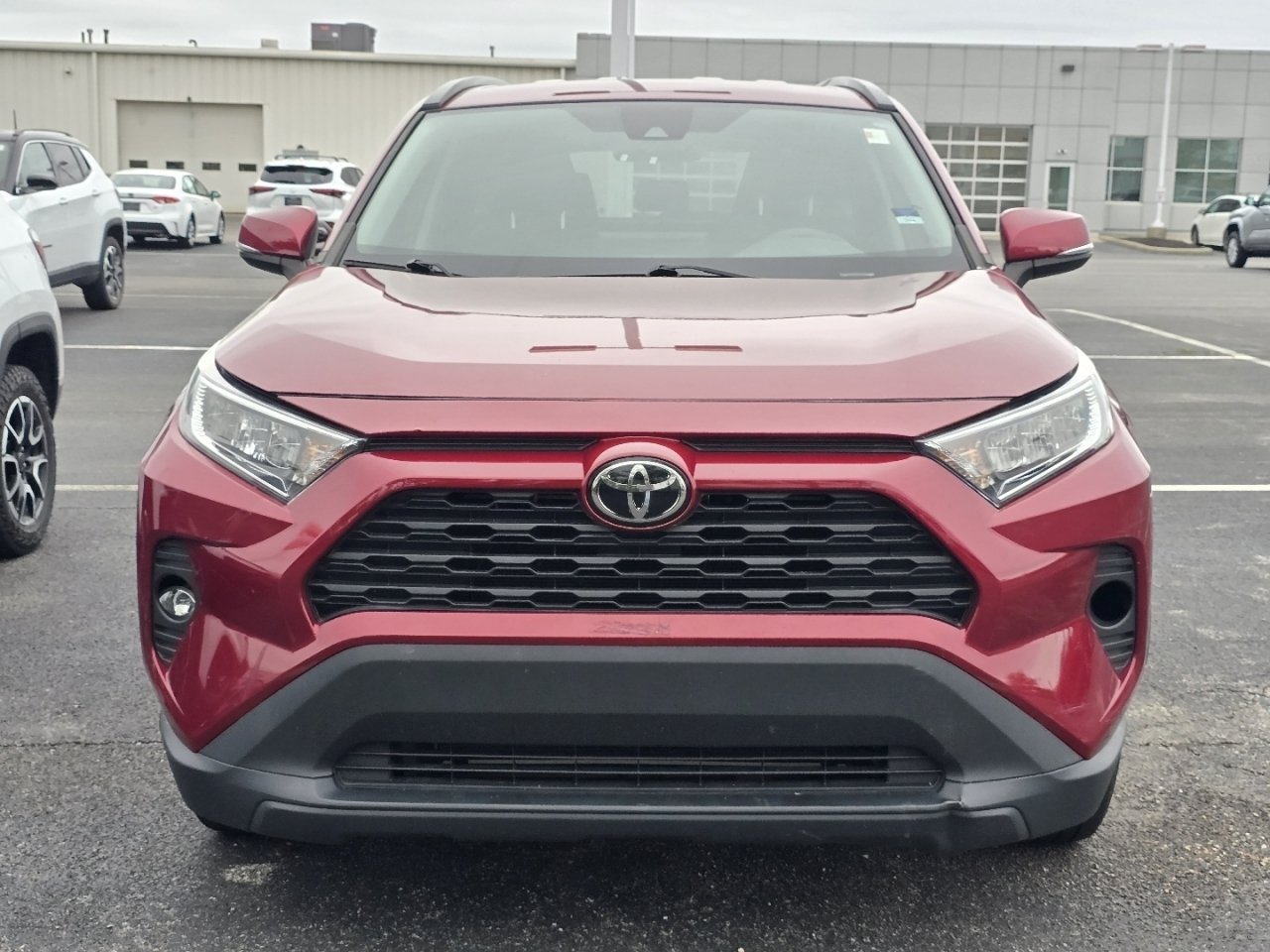 Certified Used 2021 Red Toyota XLE image 2