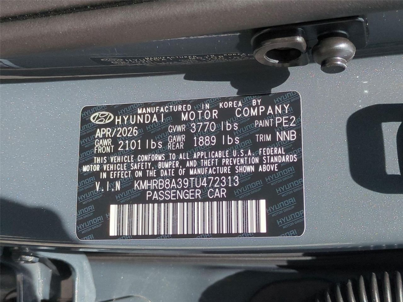 New 2026 Ecotronic Gray Hyundai SE image 37