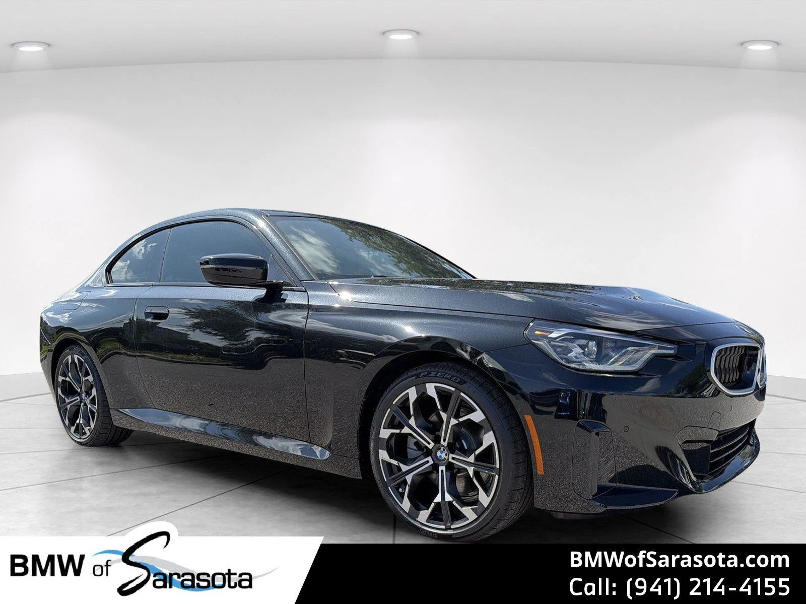 New 2026 Black Sapphire Metallic BMW 230i image 1