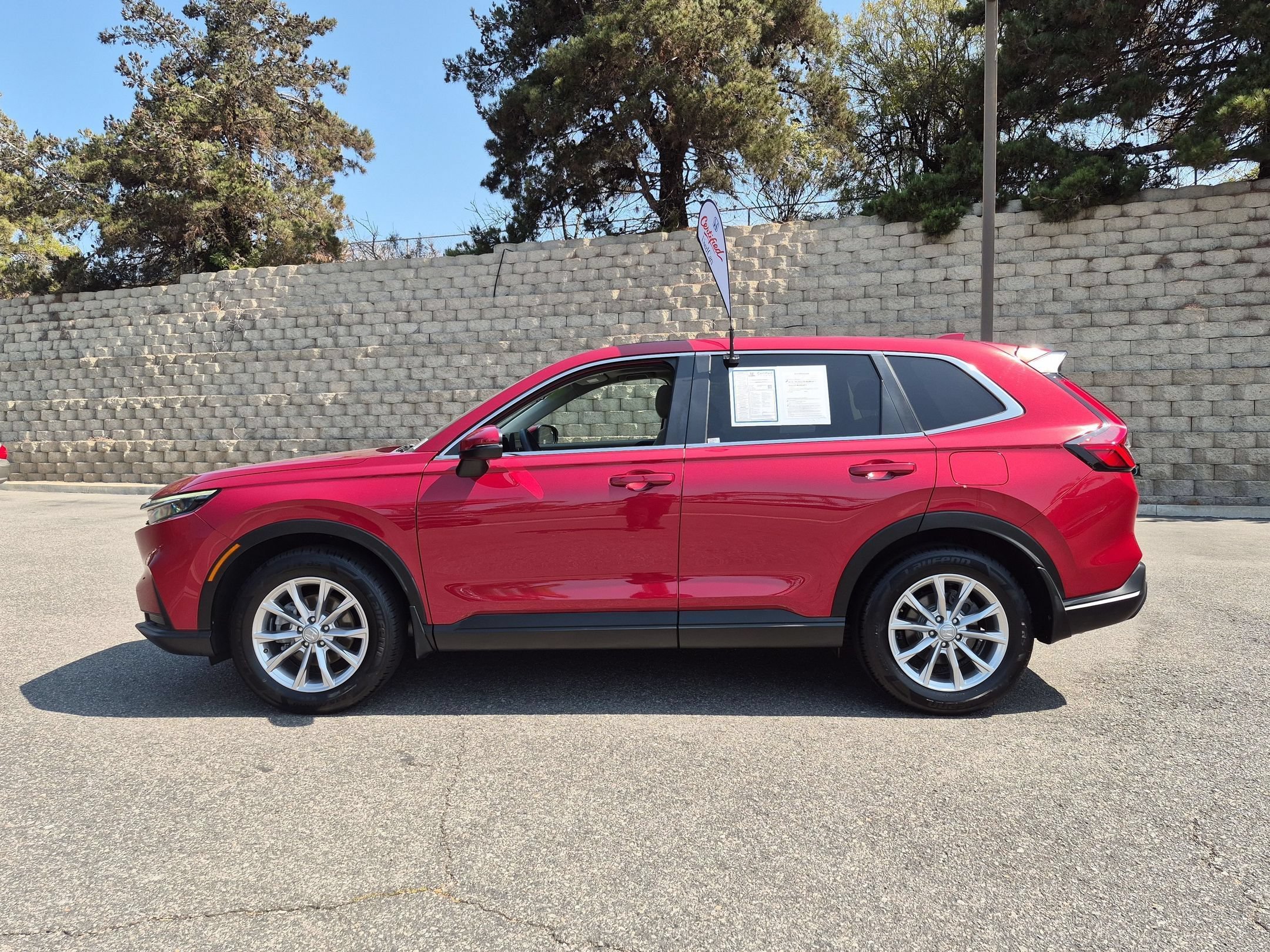Certified Used 2024 Radiant Red Honda EX image 2