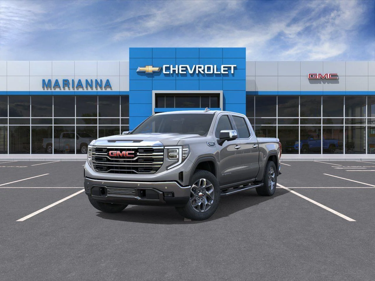 New 2026 Sterling Metallic GMC SLT image 8