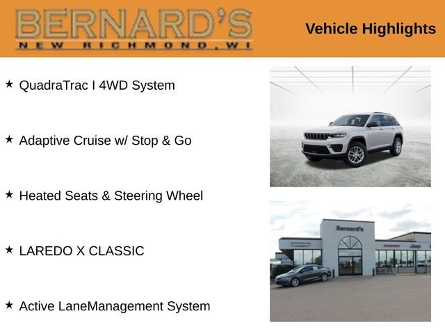 New 2026 Bright White Clear-Coat Exterior Paint Jeep Laredo X image 2