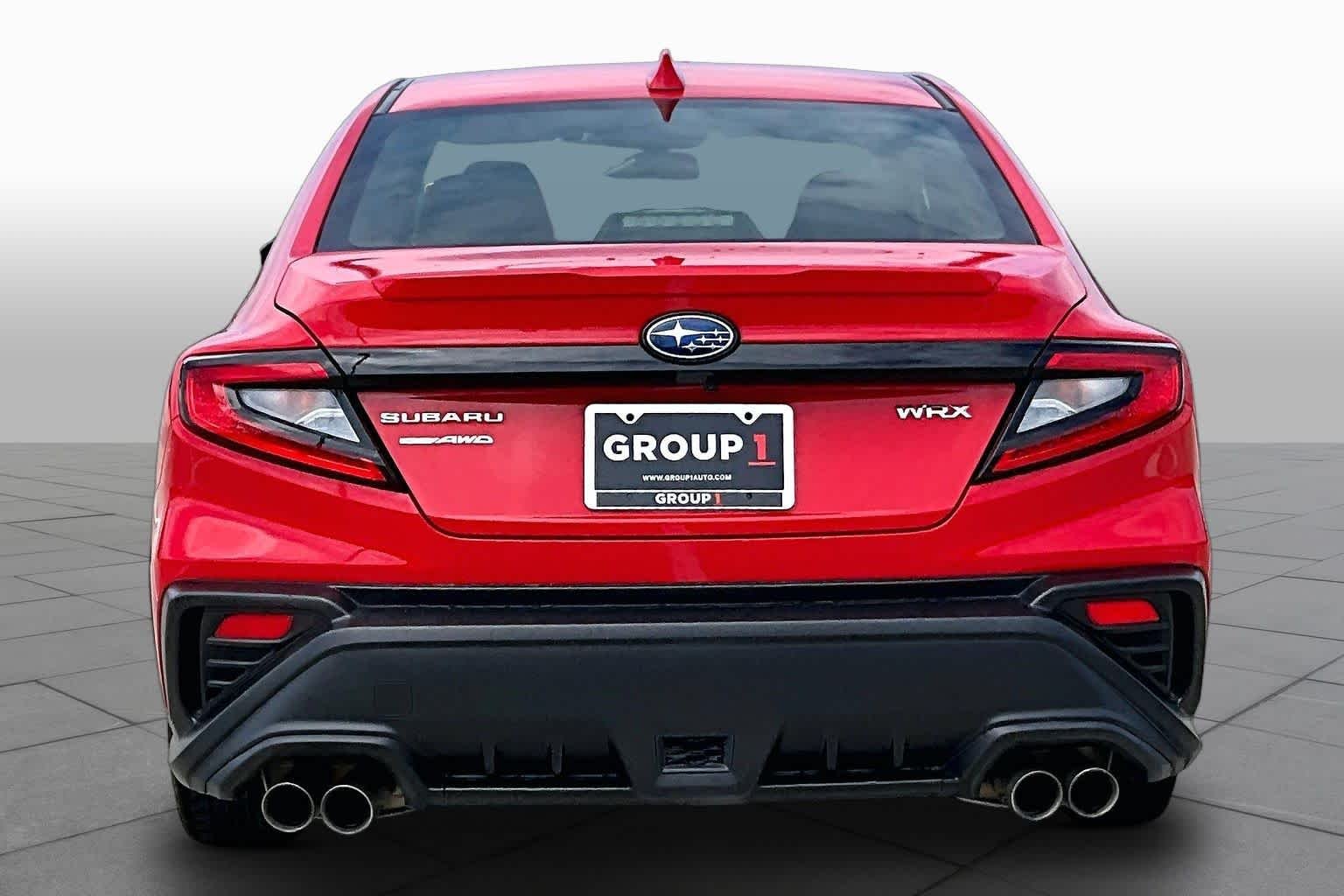 Used 2022 Ignition Red Subaru Premium image 4