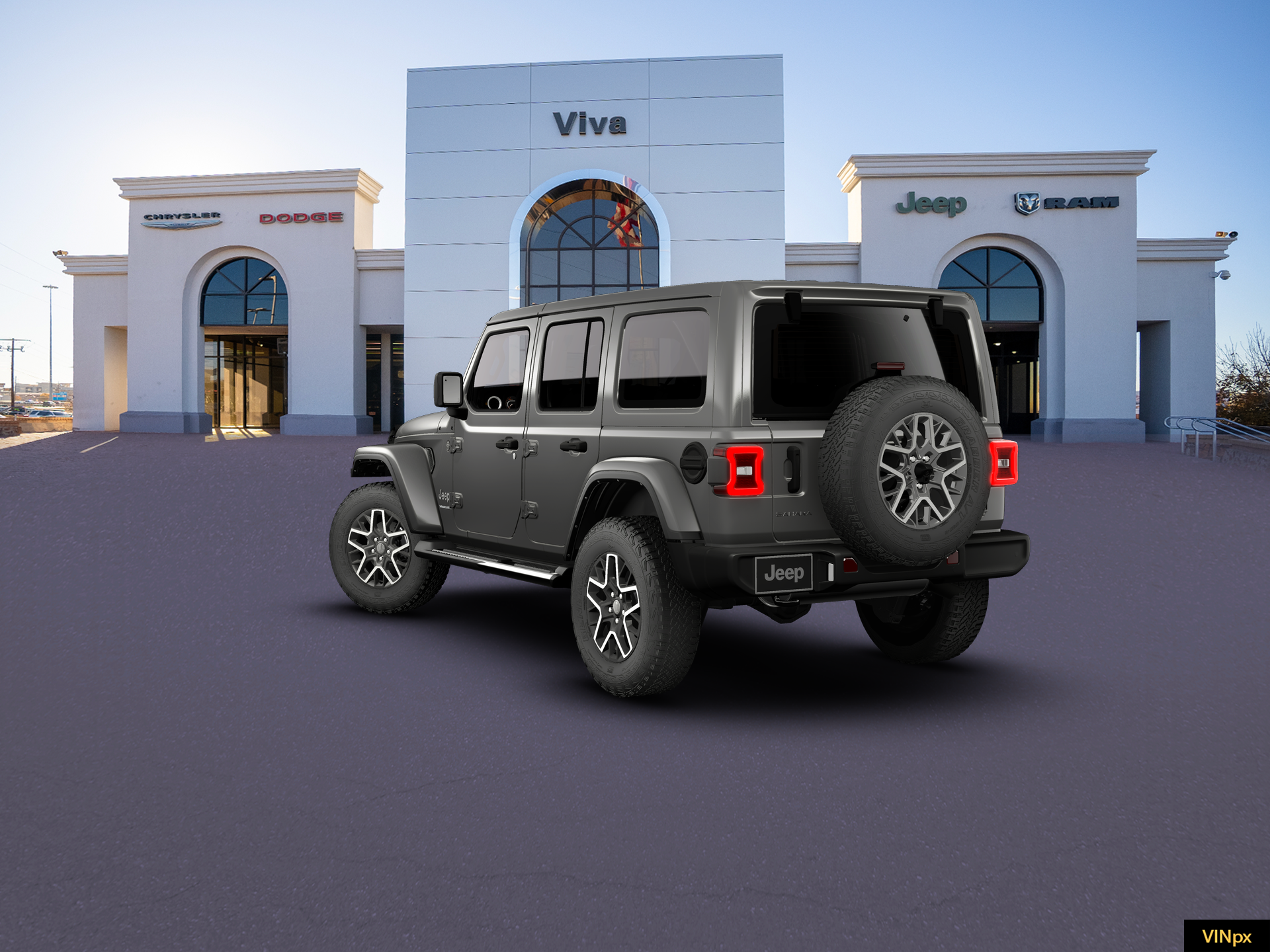 New 2026 Granite Crystal Metallic Clear-Coat Exterior Paint Jeep Sahara image 17