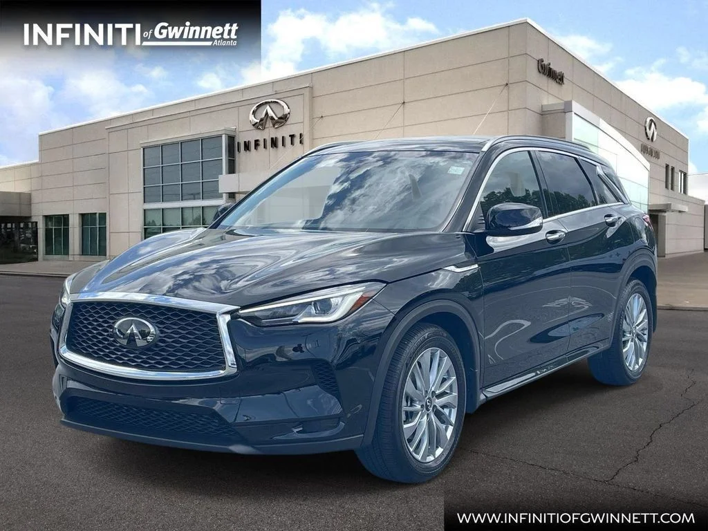 Certified Used 2025 Black INFINITI LUXE image 1