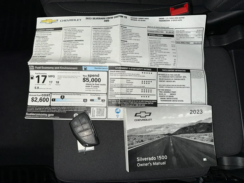 Certified Used 2023 Summit White Chevrolet Custom Trail Boss image 4