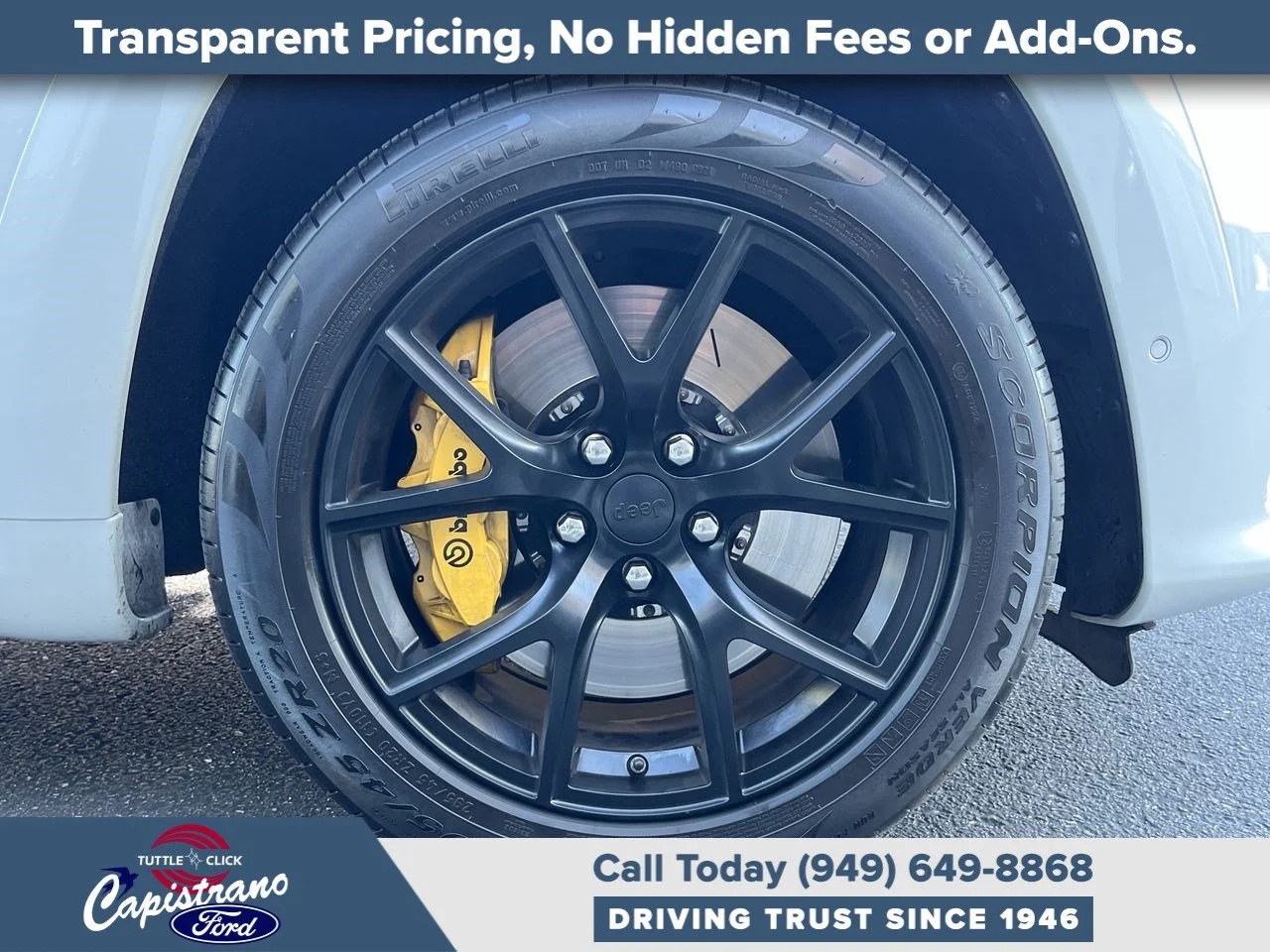 Used 2018 Bright White Clearcoat Jeep Trackhawk image 20