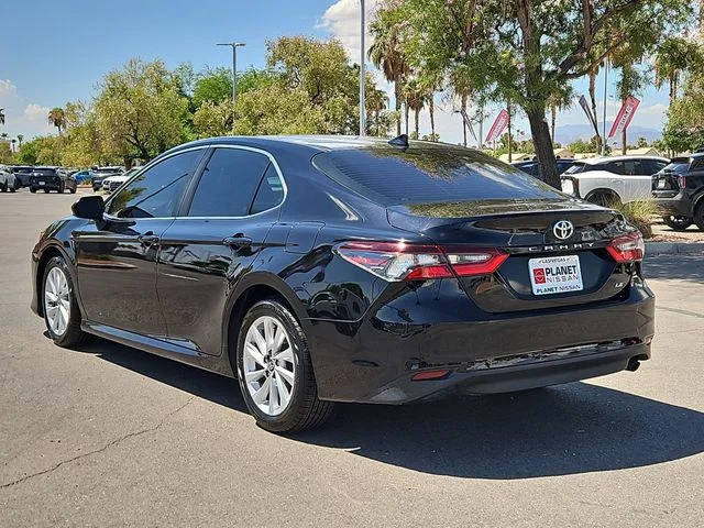 Used 2023 Midnight Black Metallic Toyota LE image 8