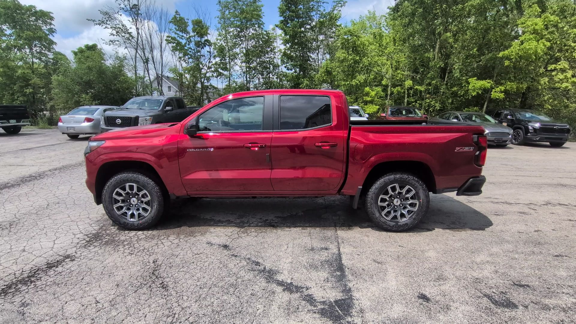 2026 Chevrolet Colorado Z71 Red at Spitzer Autoworld Chevy Buick GMC Cadillac
