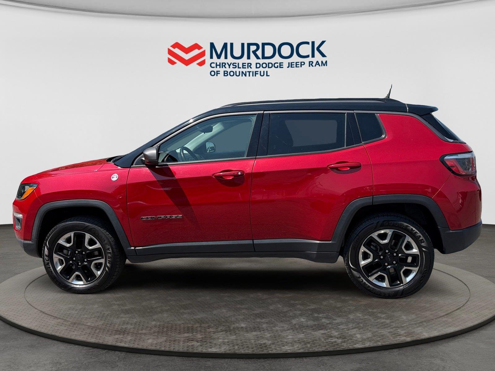 Used 2018 Jeep Compass Trailhawk with VIN 3C4NJDDB8JT199115 for sale in West Bountiful, UT