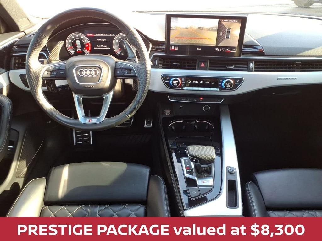 Used 2021 Navarra Blue Metallic Audi 3.0T Prestige w/ s-sport & navigation image 2
