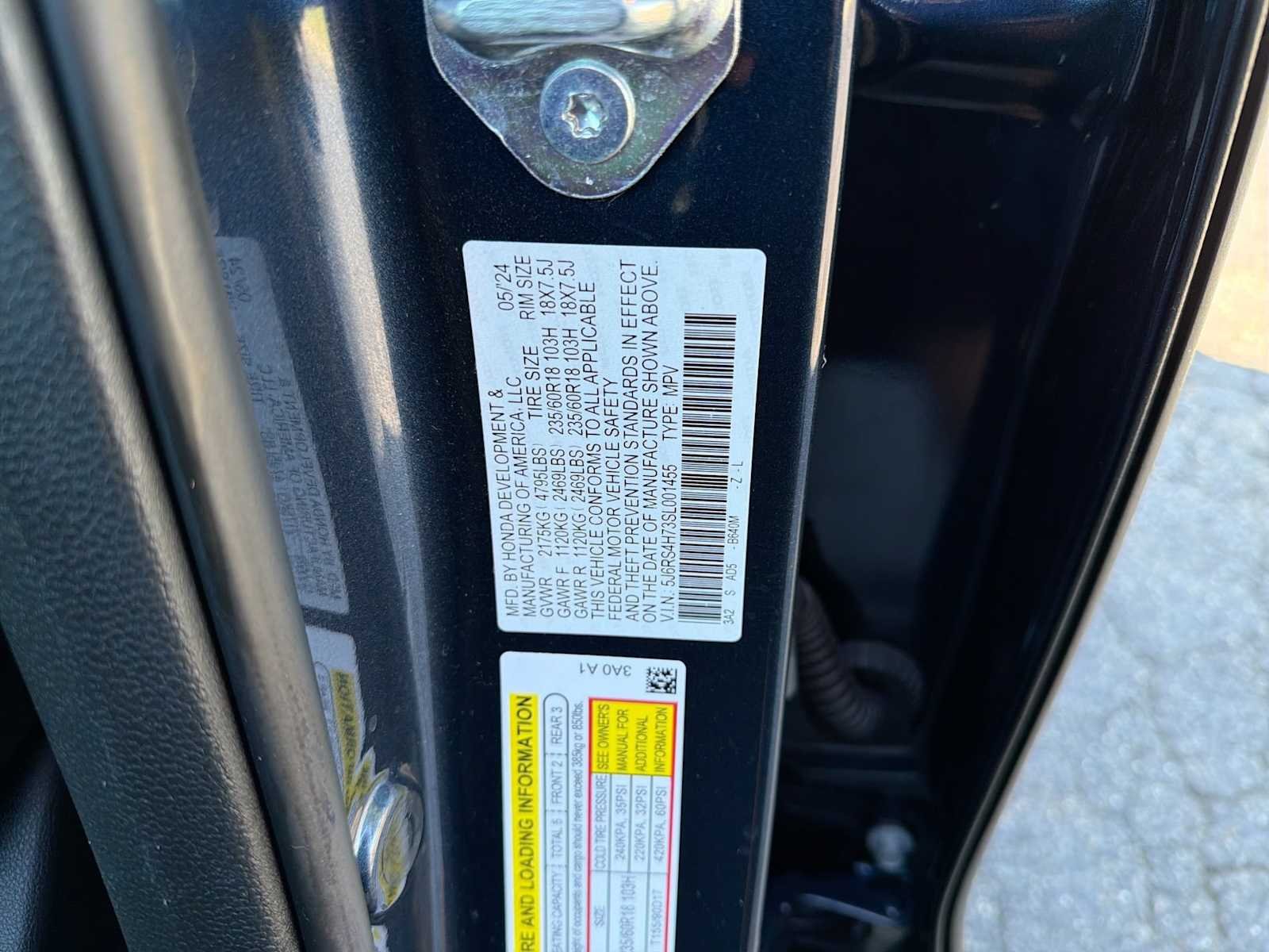Certified Used 2025 Canyon River Blue Metallic Honda EX-L image 34