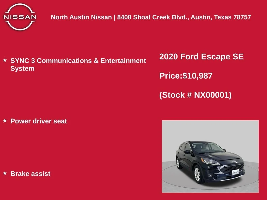 Used 2020 Black Ford SE image 11