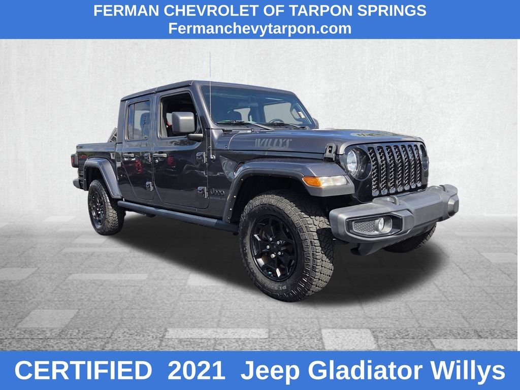 Used 2021 Gray Jeep Willys image 1