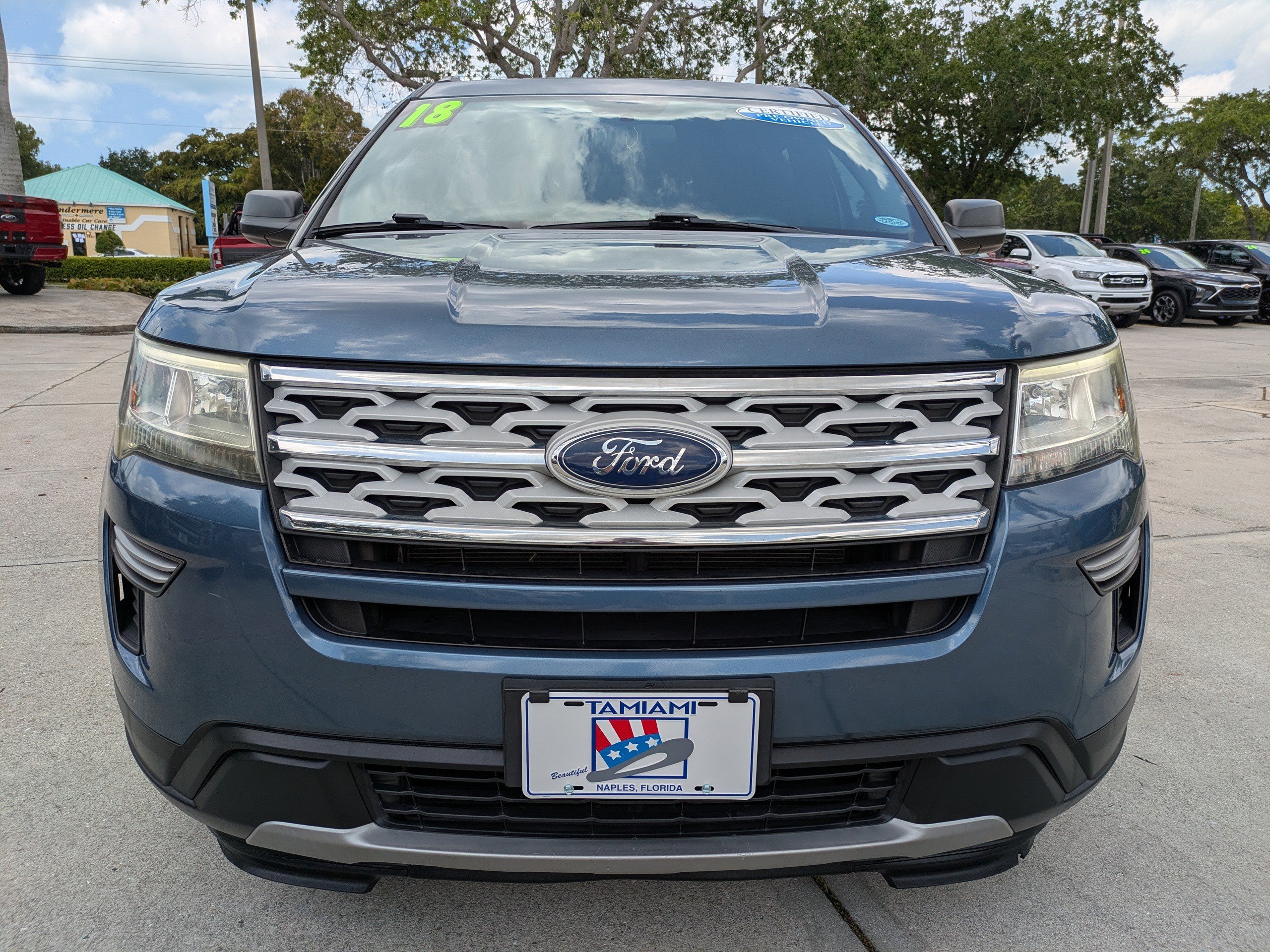 Used 2018 Blue Metallic Ford XLT image 8
