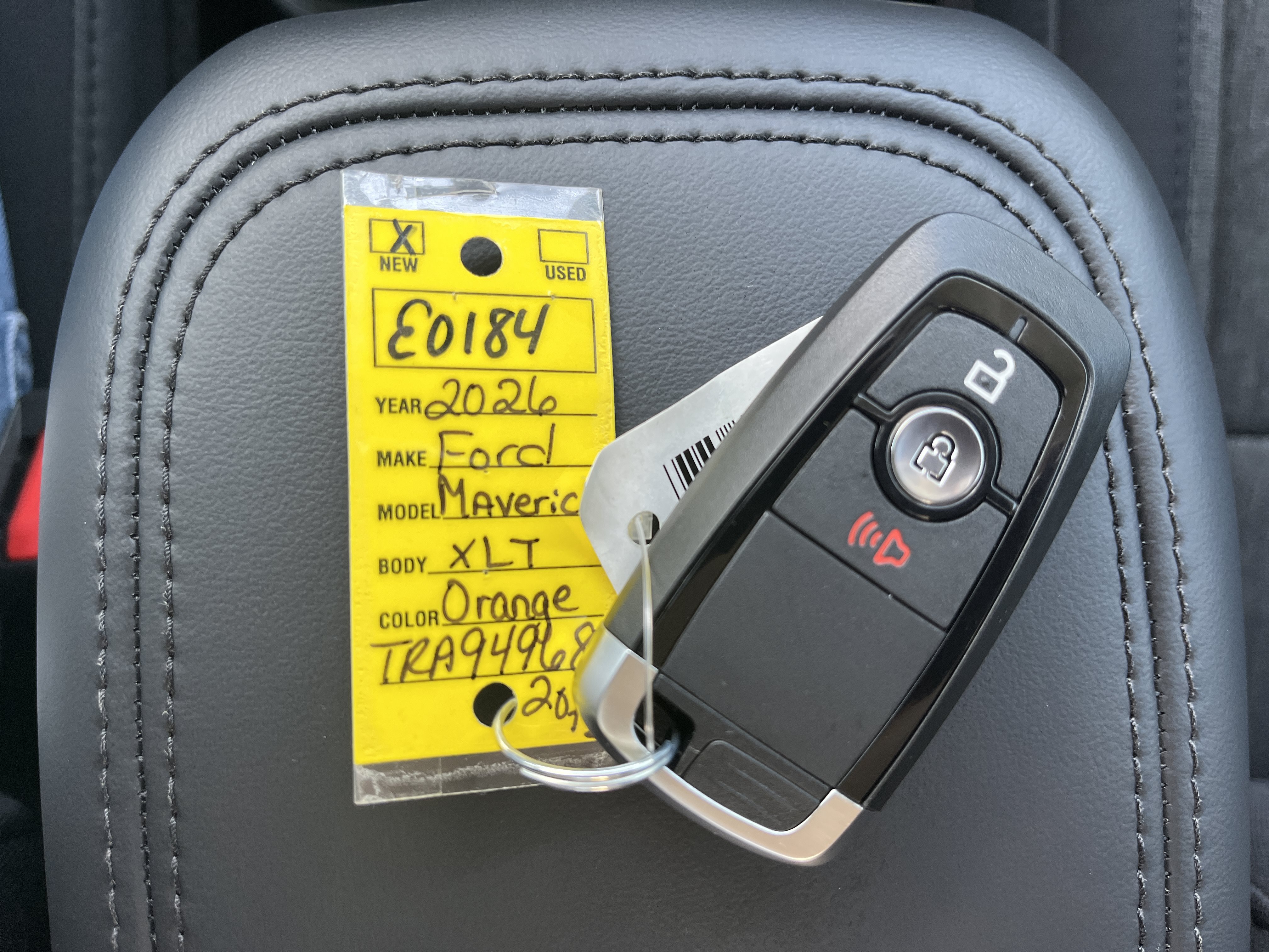New 2026 Orange Fury Metallic Tri-Coat Ford XLT image 25