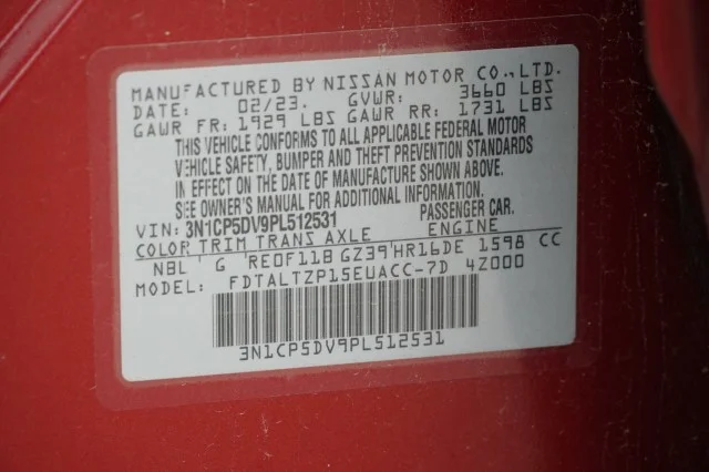 Used 2023 Scarlet Ember Tintcoat Nissan SR image 30