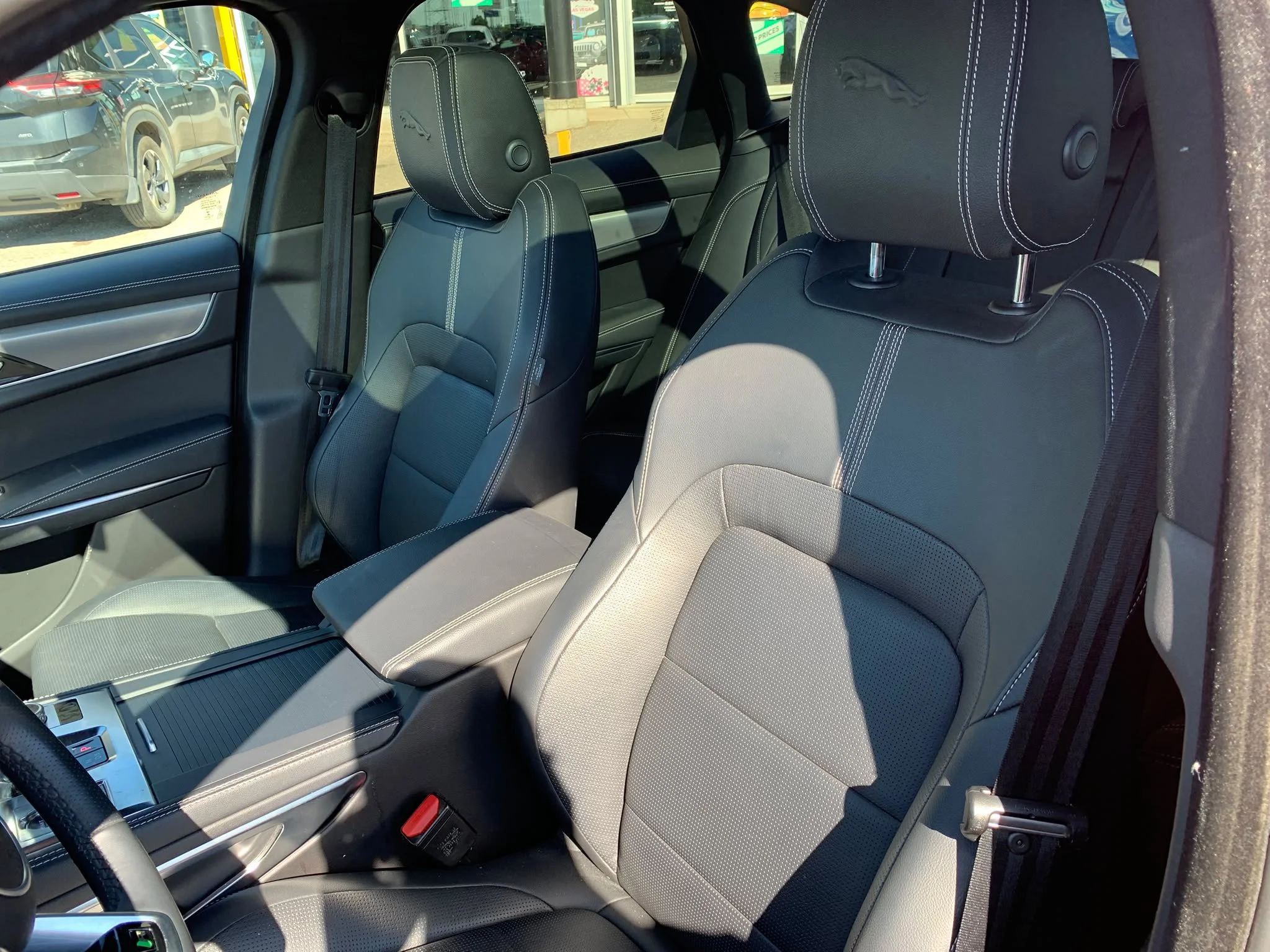 Certified Used 2023 Firenze Red Metallic Jaguar P250 R-Dynamic S AWD*Adaptive Cruise | Nav | Htd Leather | Pano Roof | Htd Wheel | Meridian Sound image 5