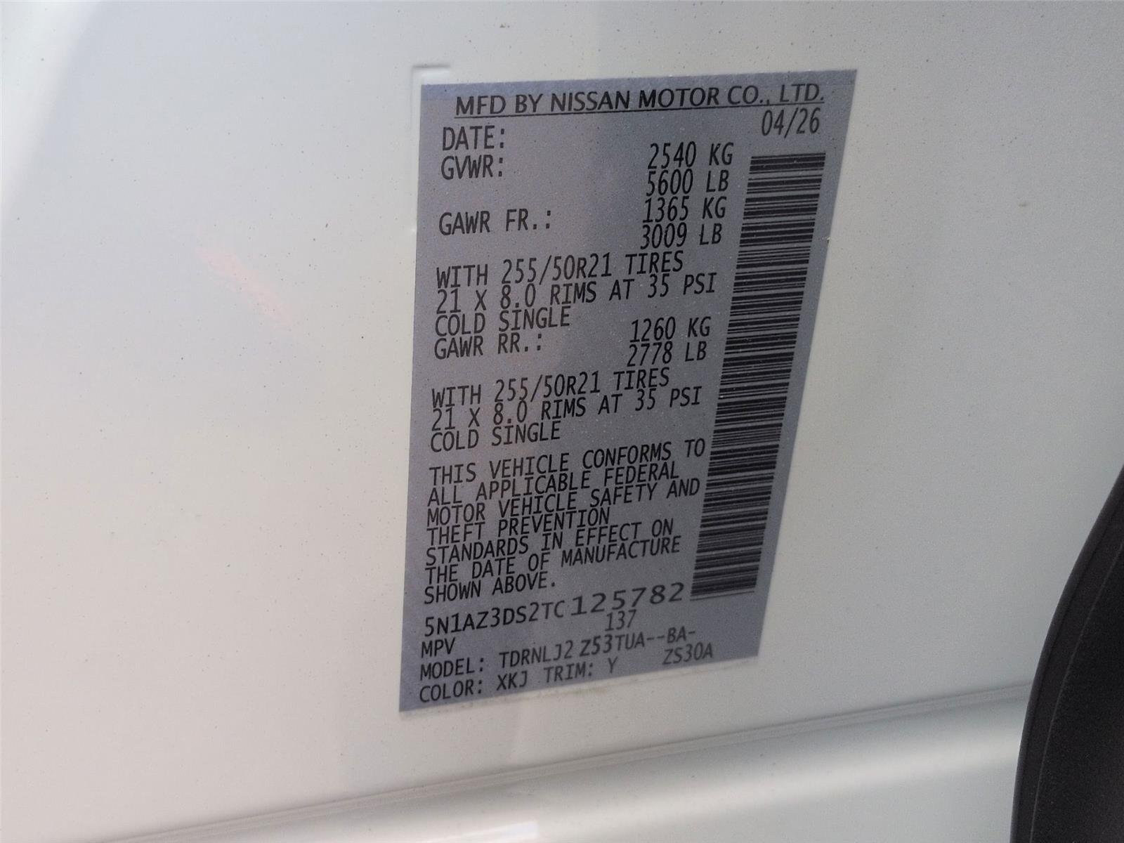 New 2026 Everest White Pearl TriCoat / Super Black Two-tone Nissan Platinum image 41