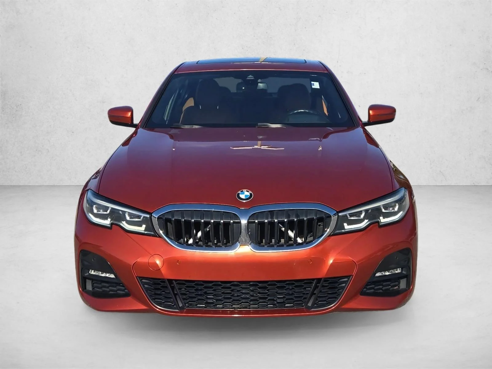 Used 2022 Sunset Orange Metallic BMW 330i image 2
