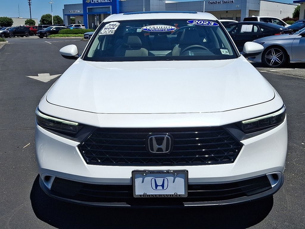 Certified Used 2023 Platinum White Pearl Honda EX image 2