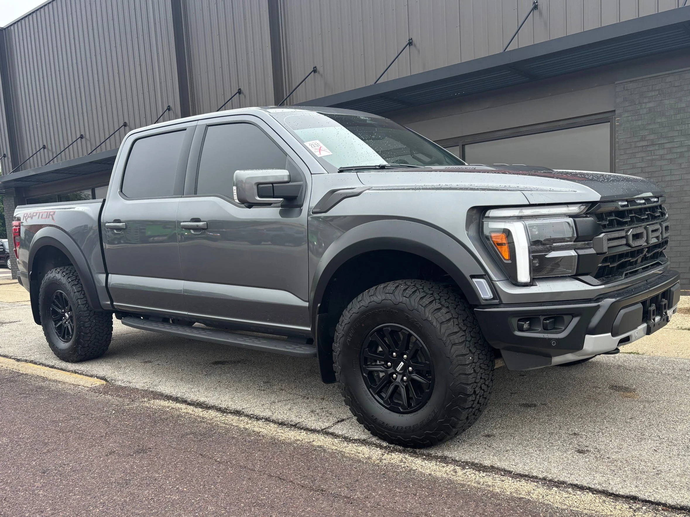 Used 2025 Gray Metallic Ford Raptor image 3