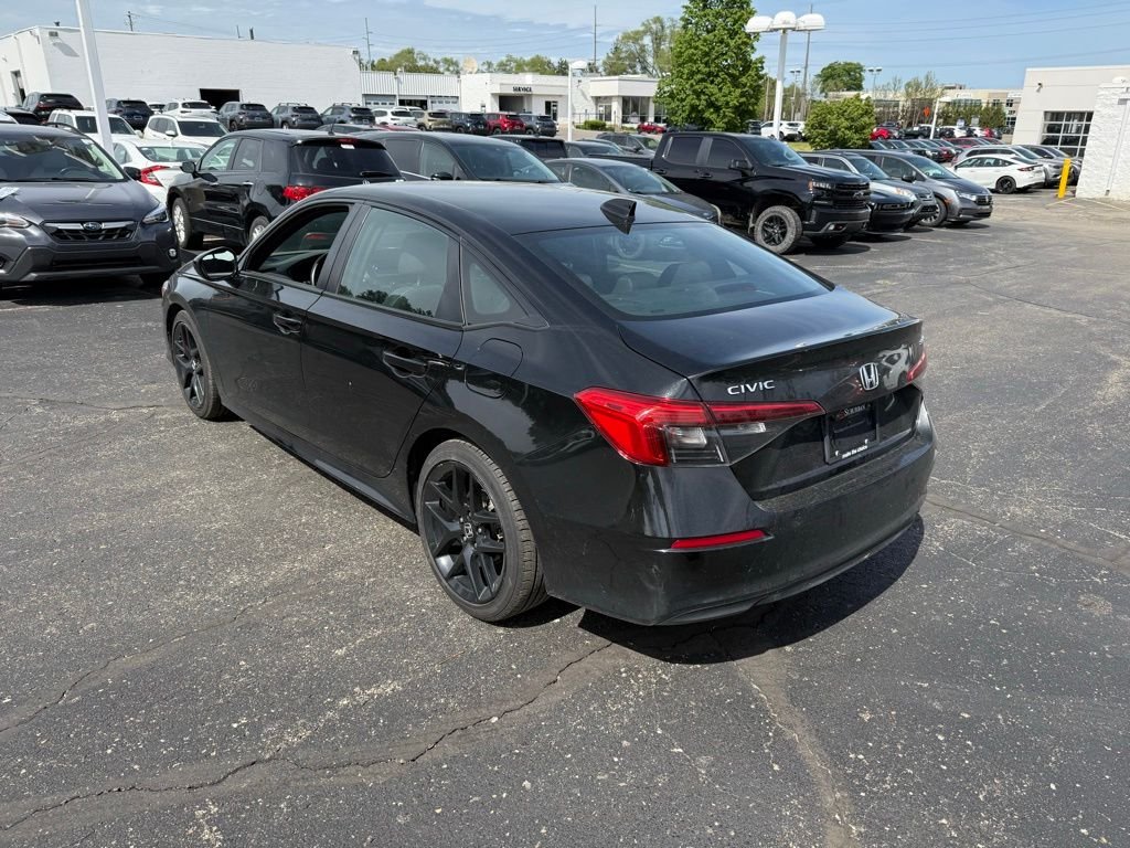Certified Used 2023 Crystal Black Pearl Honda 2.0L 4D SPORT image 2