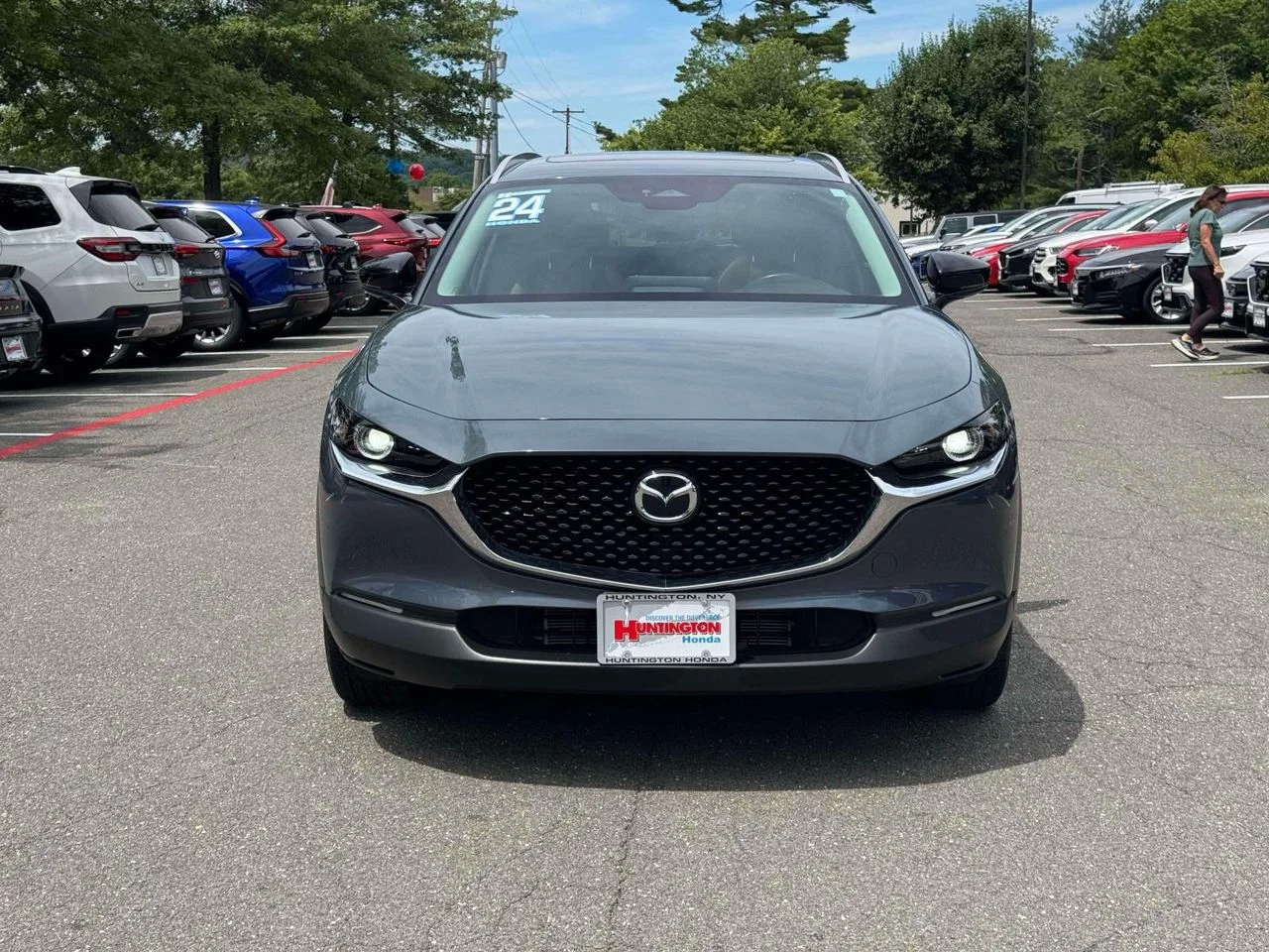 Used 2024 Polymetal Gray Metallic Mazda 2.5 S Carbon Edition image 2