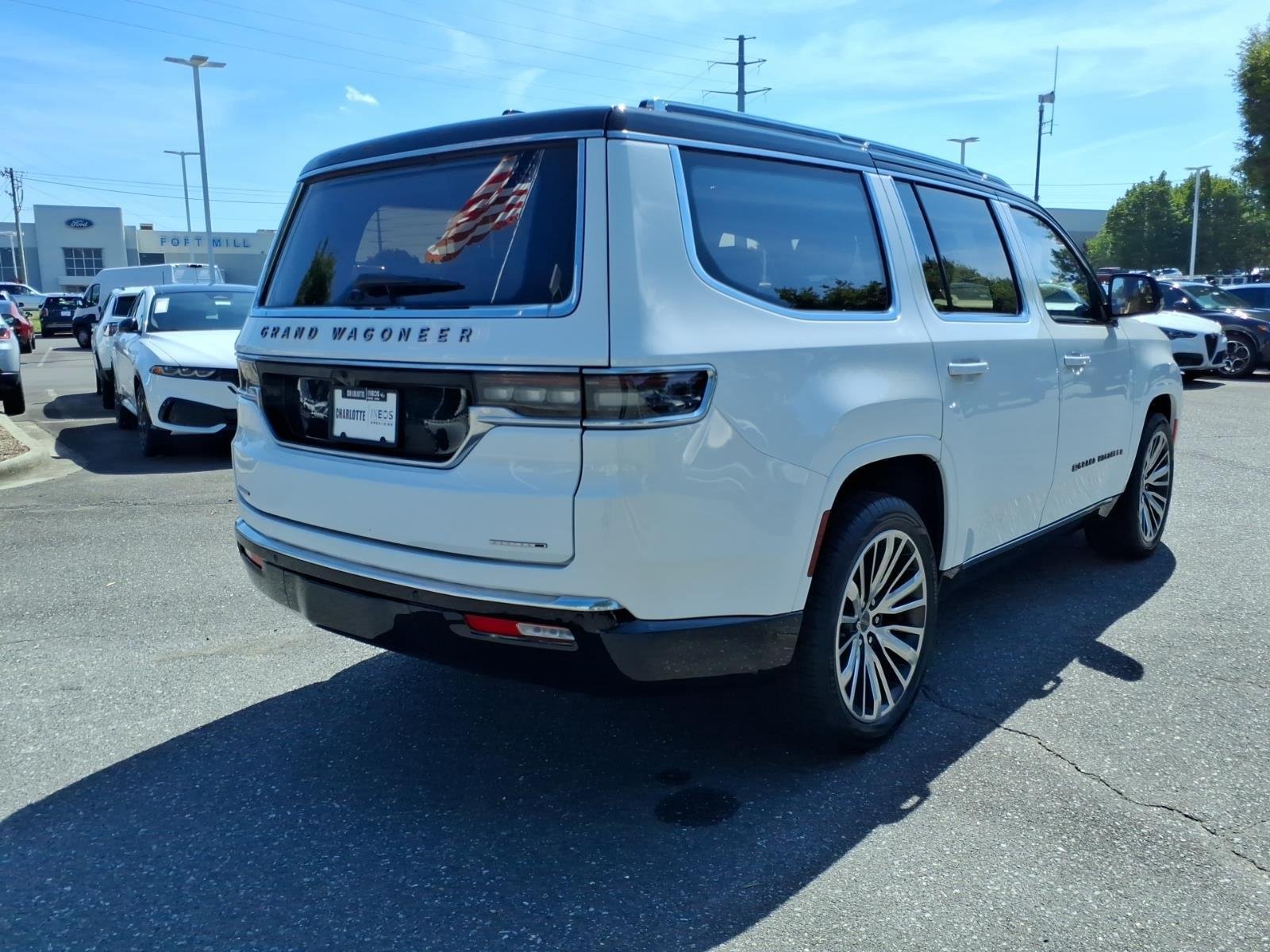 Used 2023 Bright White Clearcoat Jeep Series III image 2