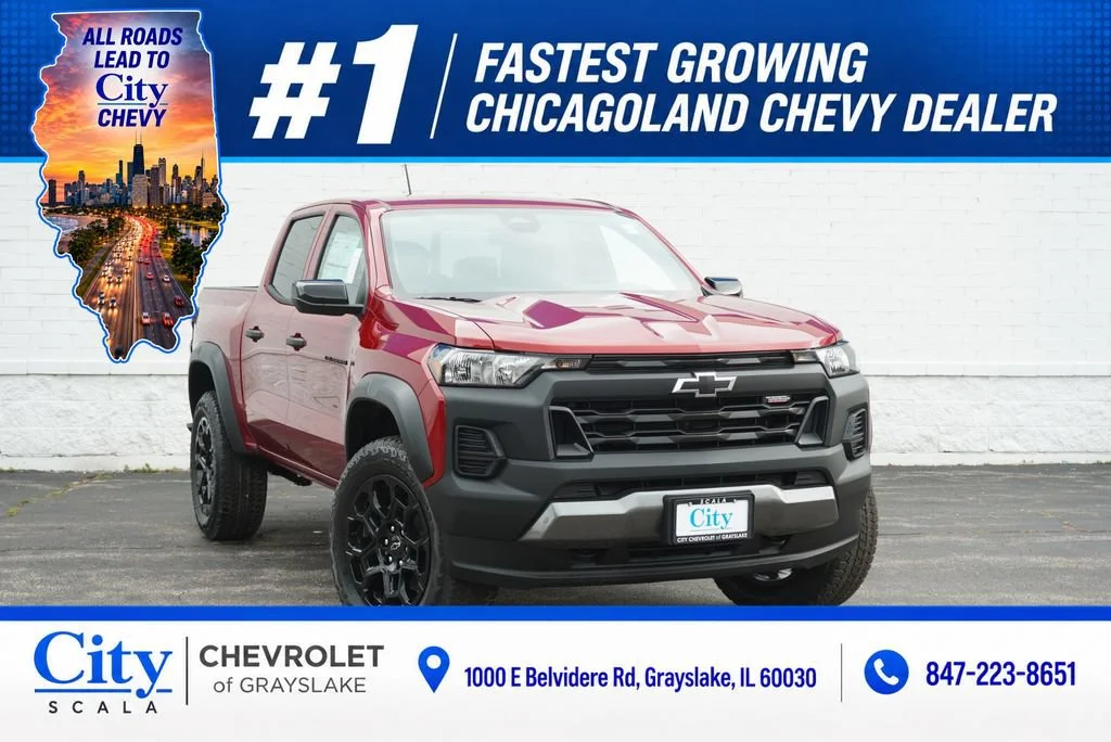 New 2026 Radiant Red Tintcoat Chevrolet Trail Boss image 1