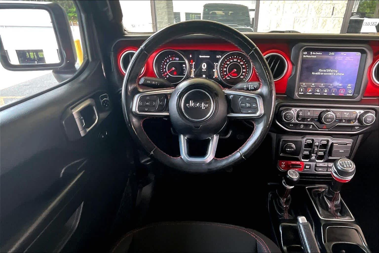 Used 2020 Granite Crystal Metallic Clearcoat Jeep Rubicon image 6