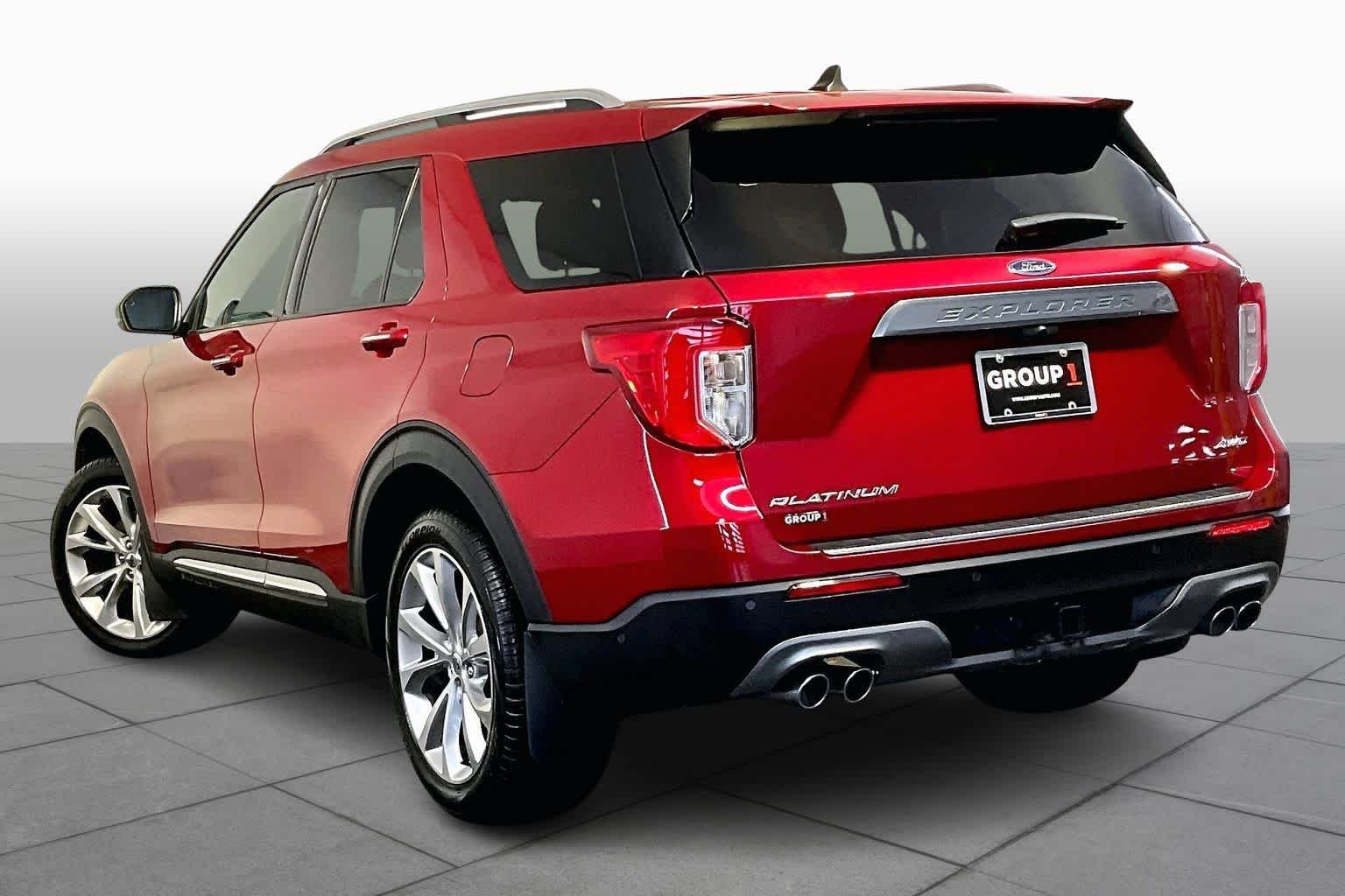Used 2021 Rapid Red Metallic Tinted Clearcoat Ford Platinum image 20