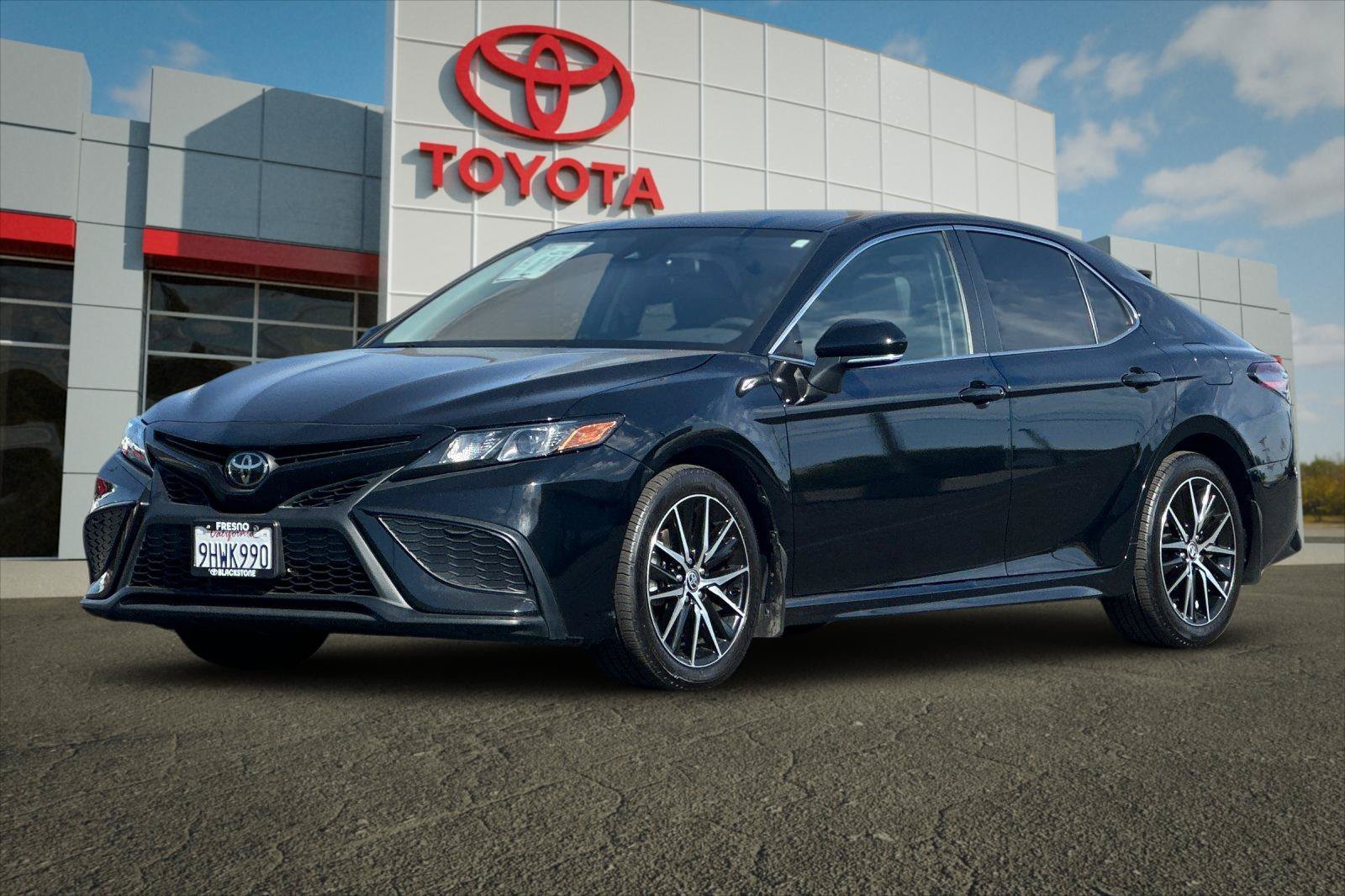 Certified Used 2023 Midnight Black Metallic Toyota SE image 7