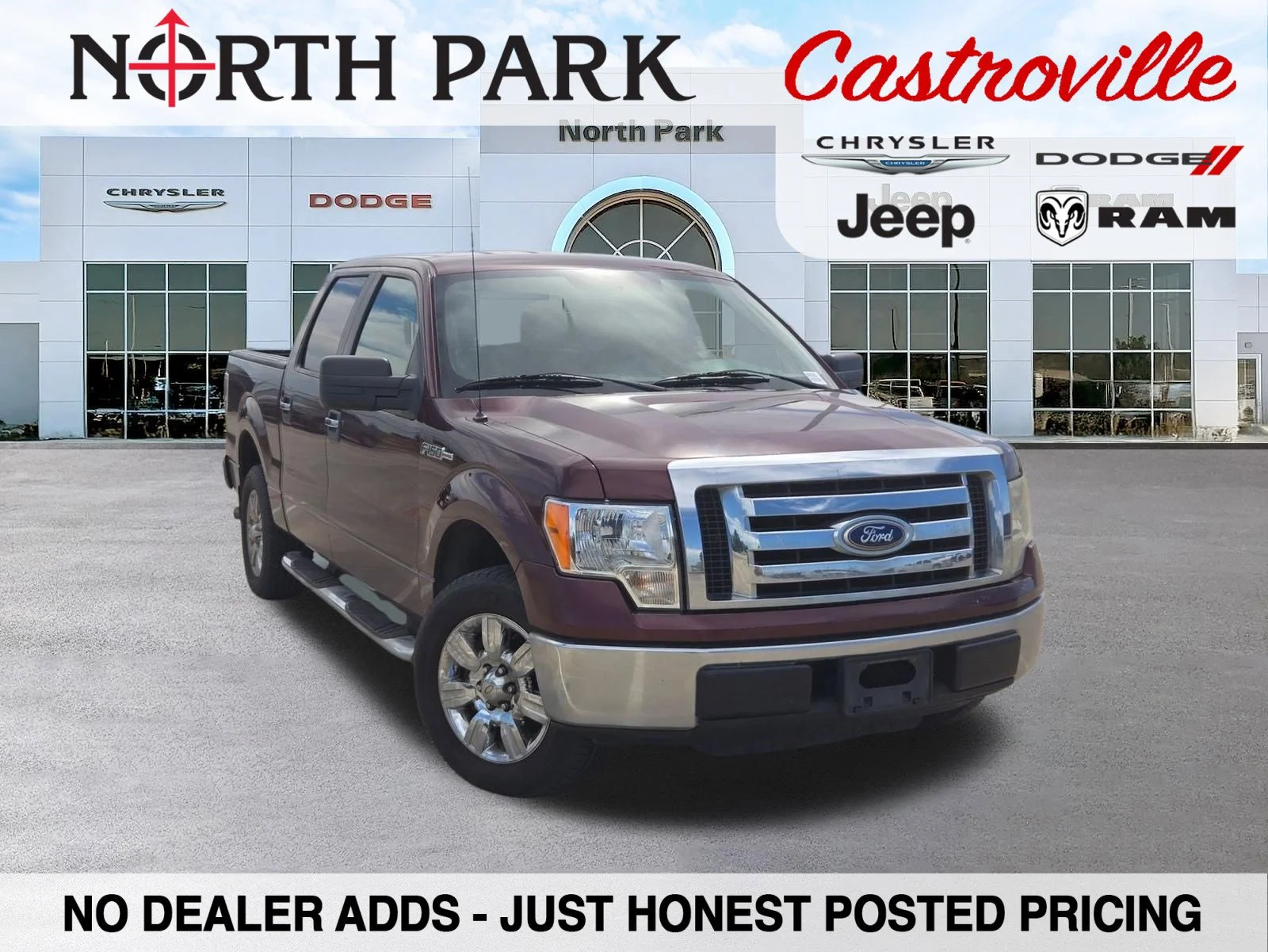Used 2010 Red Ford XLT image 1