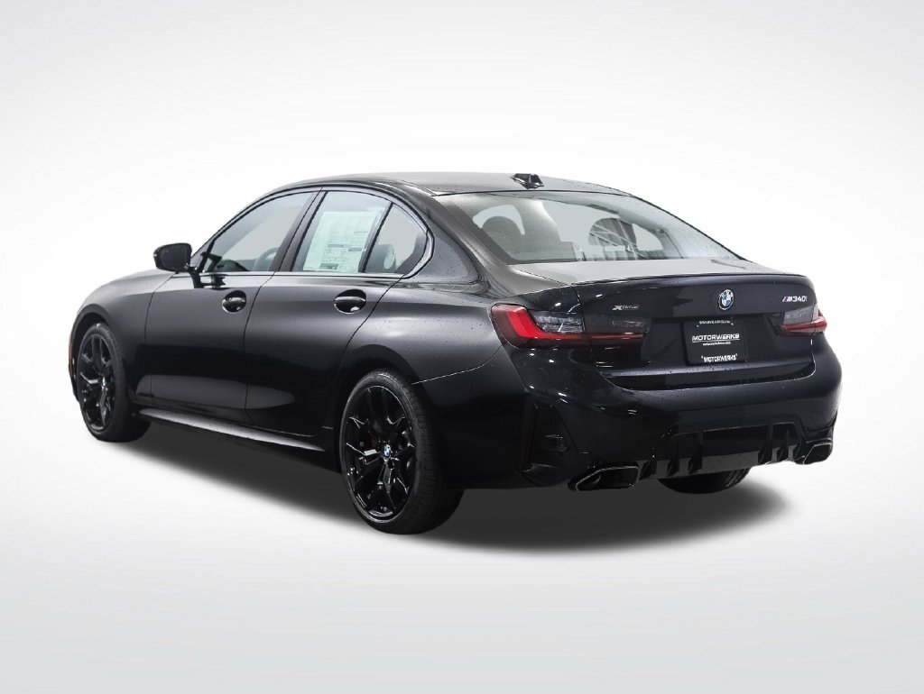 New 2026 Black Sapphire Metallic BMW M340i xDrive image 3