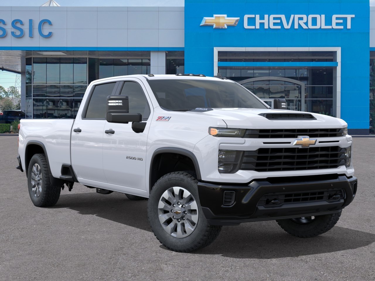 2026 Chevrolet Silverado 2500 HD Custom White at Classic Elite Chevrolet Sugar Land