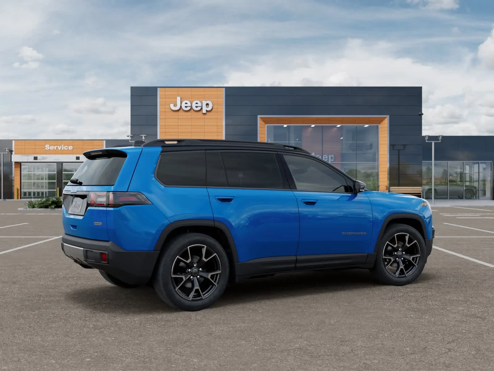 New 2026 Hydro Blue Pearlcoat Jeep Overland image 4