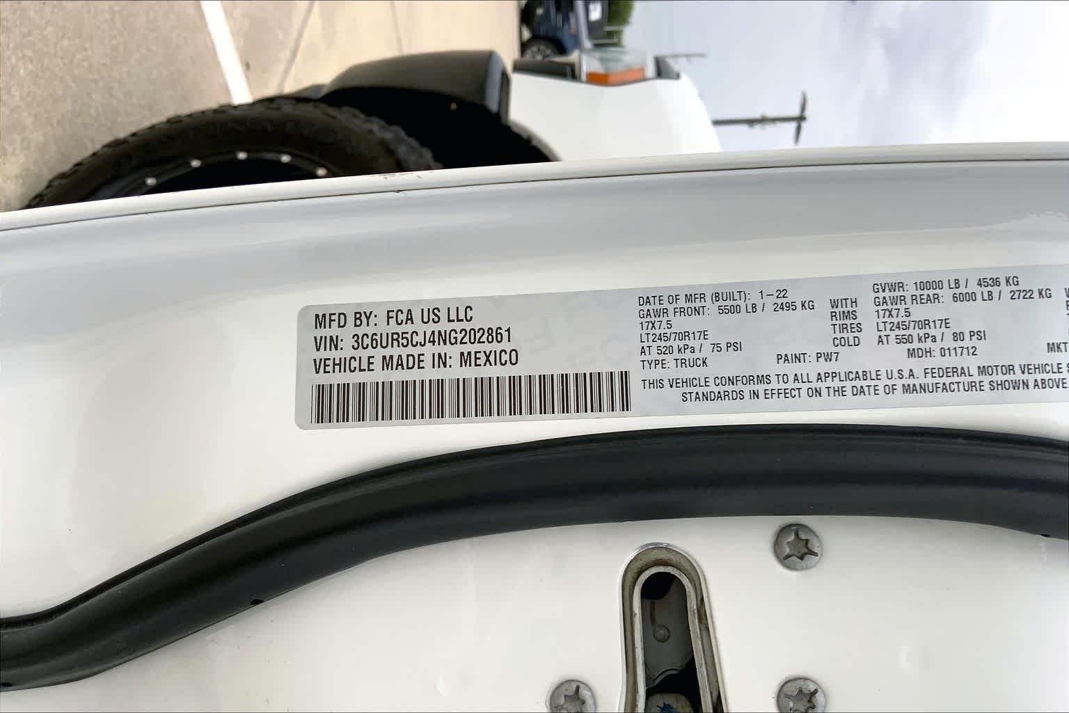 Used 2022 Bright White Clearcoat Ram Tradesman image 36