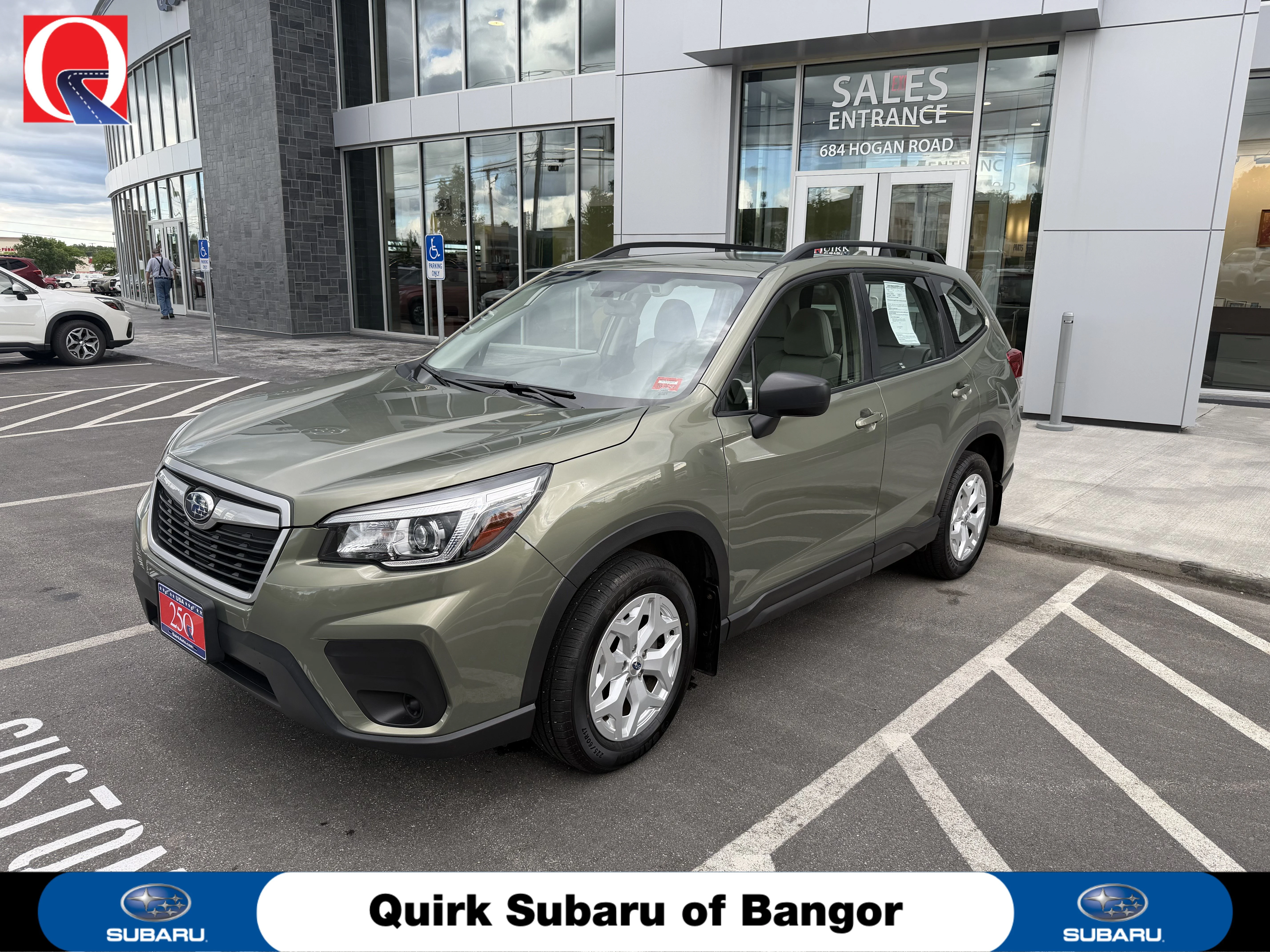 Used 2019 Jasper Green Metallic Subaru 4DR SUV 2.5I image 1