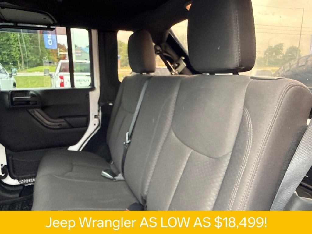 Used 2016 White Jeep Unlimited Sport image 20