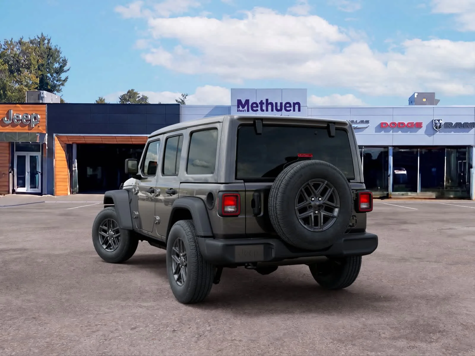 New 2026 Granite Crystal Metallic Clear-Coat Exterior Paint Jeep Sport S image 3