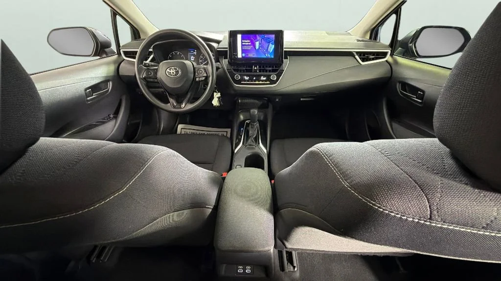 Used 2025 Blue Toyota Hybrid LE image 31